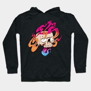 Smoking skull Hoodie